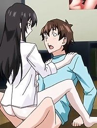 Beautiful mother engaged in sexual activity outdoors