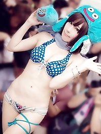 Asian cosplay teens